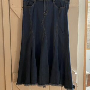 Liverpool Los Angeles Denim Skirt
